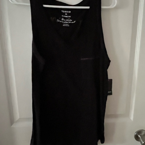 Torrid Black Tank Top Versatile Sleeveless Shirt - Picture 1 of 4